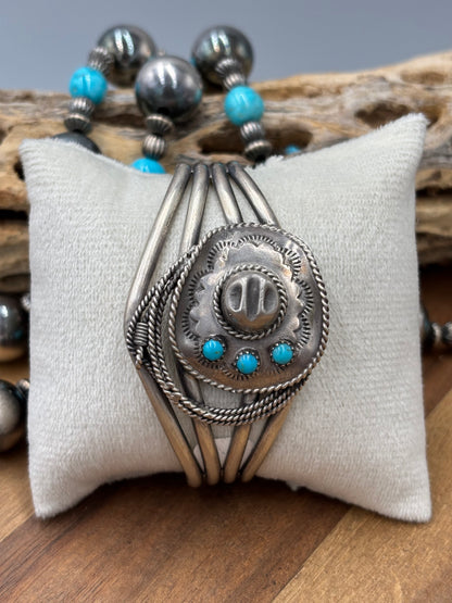Cowboy Hat #96-23 Cuff by Bobby Platero, Navajo