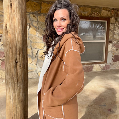 The Meg Light Brown Coat