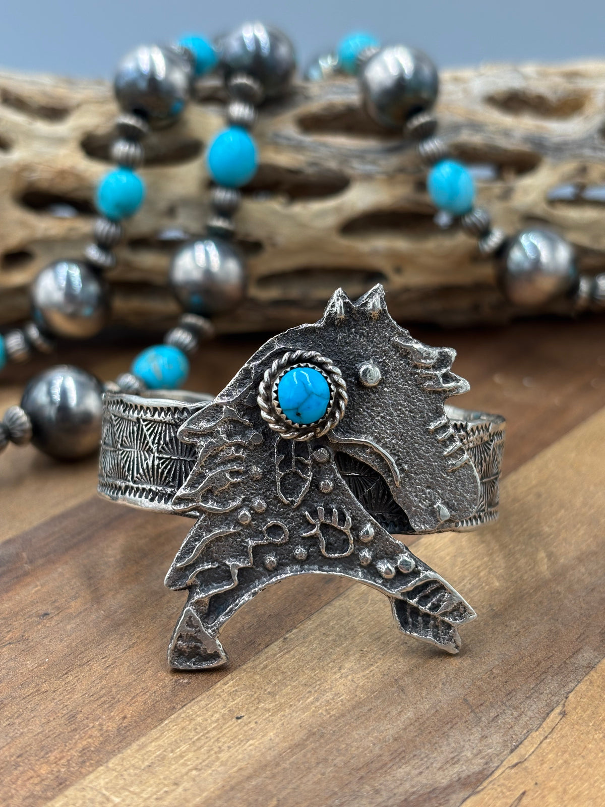 Turquoise Horse #96-18 Cuff