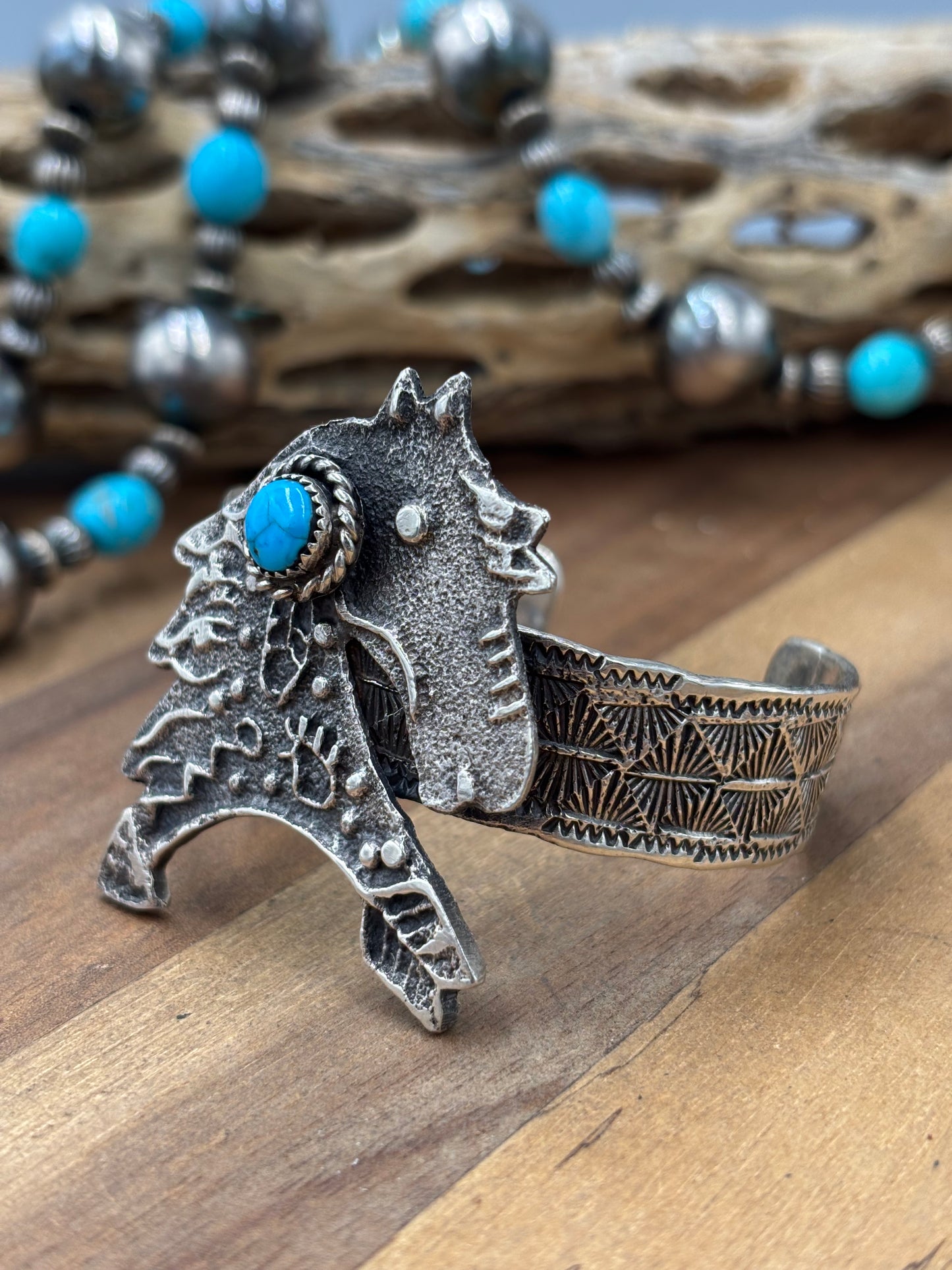 Turquoise Horse #96-18 Cuff
