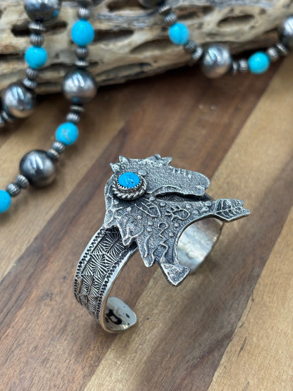 Turquoise Horse #96-18 Cuff