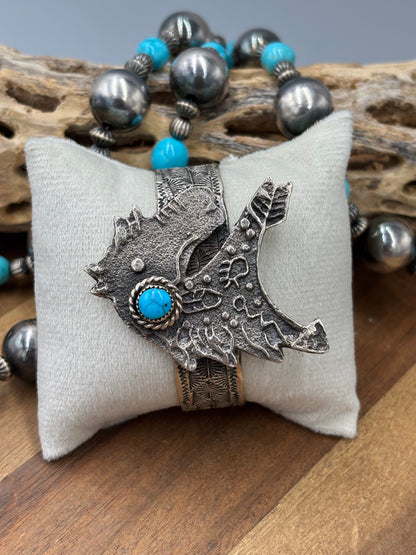 Turquoise Horse #96-18 Cuff