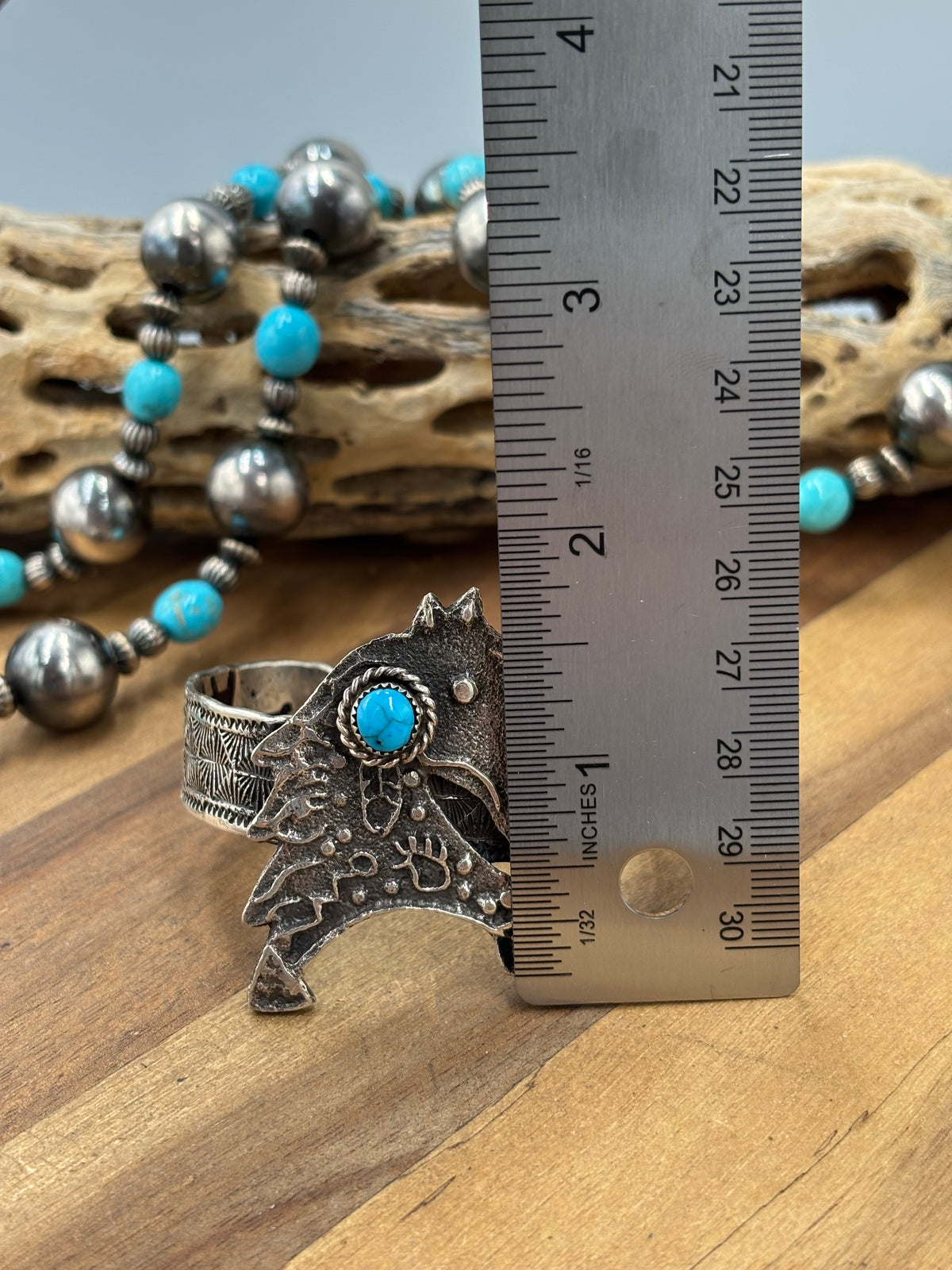Turquoise Horse #96-18 Cuff