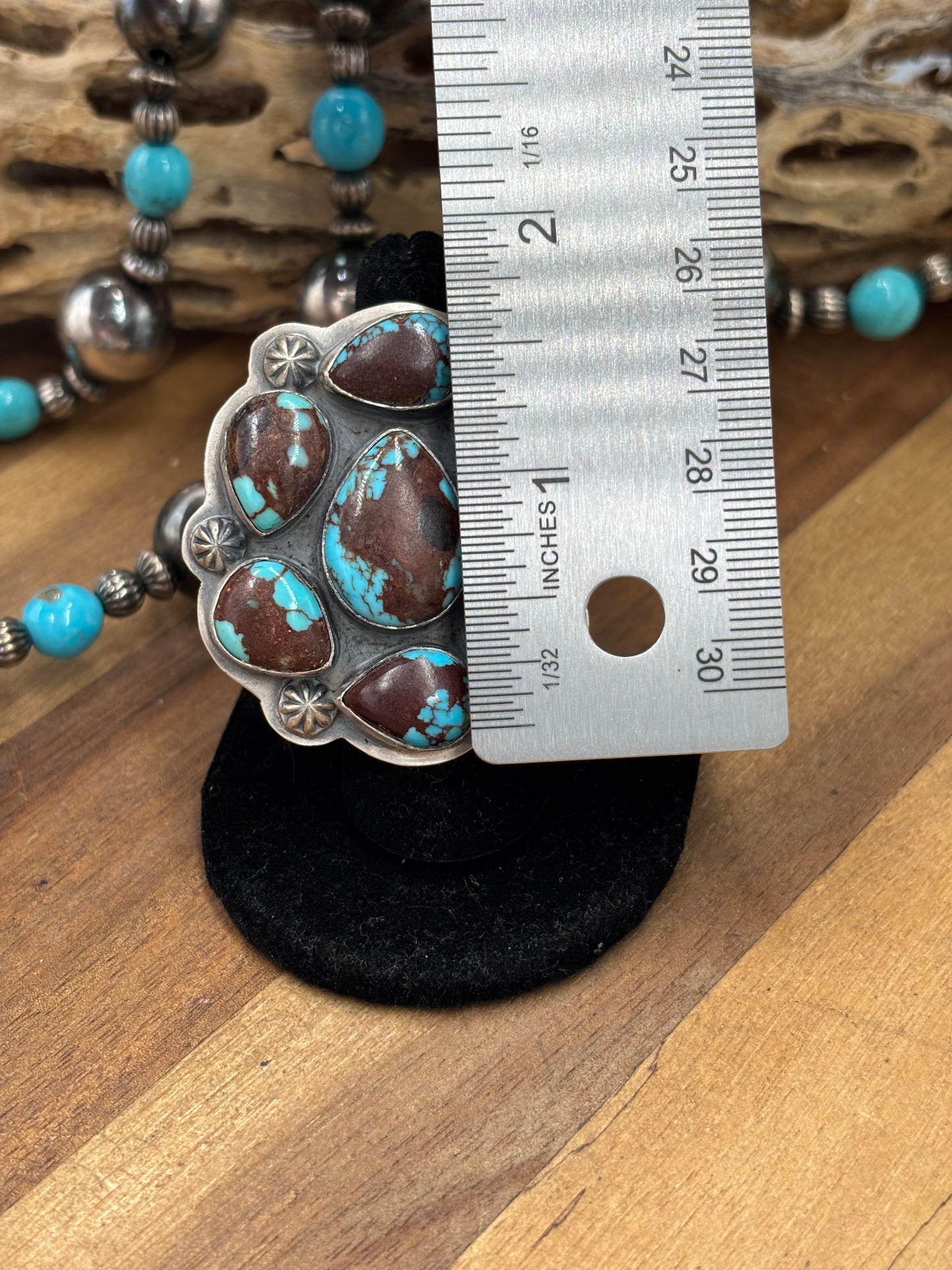 Egyptian #96-7 Adjustable Ring by Gabriel Jurardo, Mexican