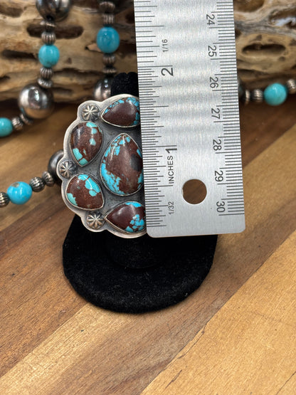 Egyptian #96-7 Adjustable Ring by Gabriel Jurardo, Mexican