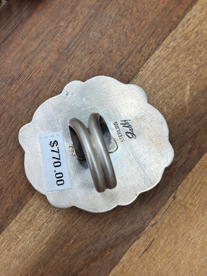 Egyptian #96-7 Adjustable Ring by Gabriel Jurardo, Mexican