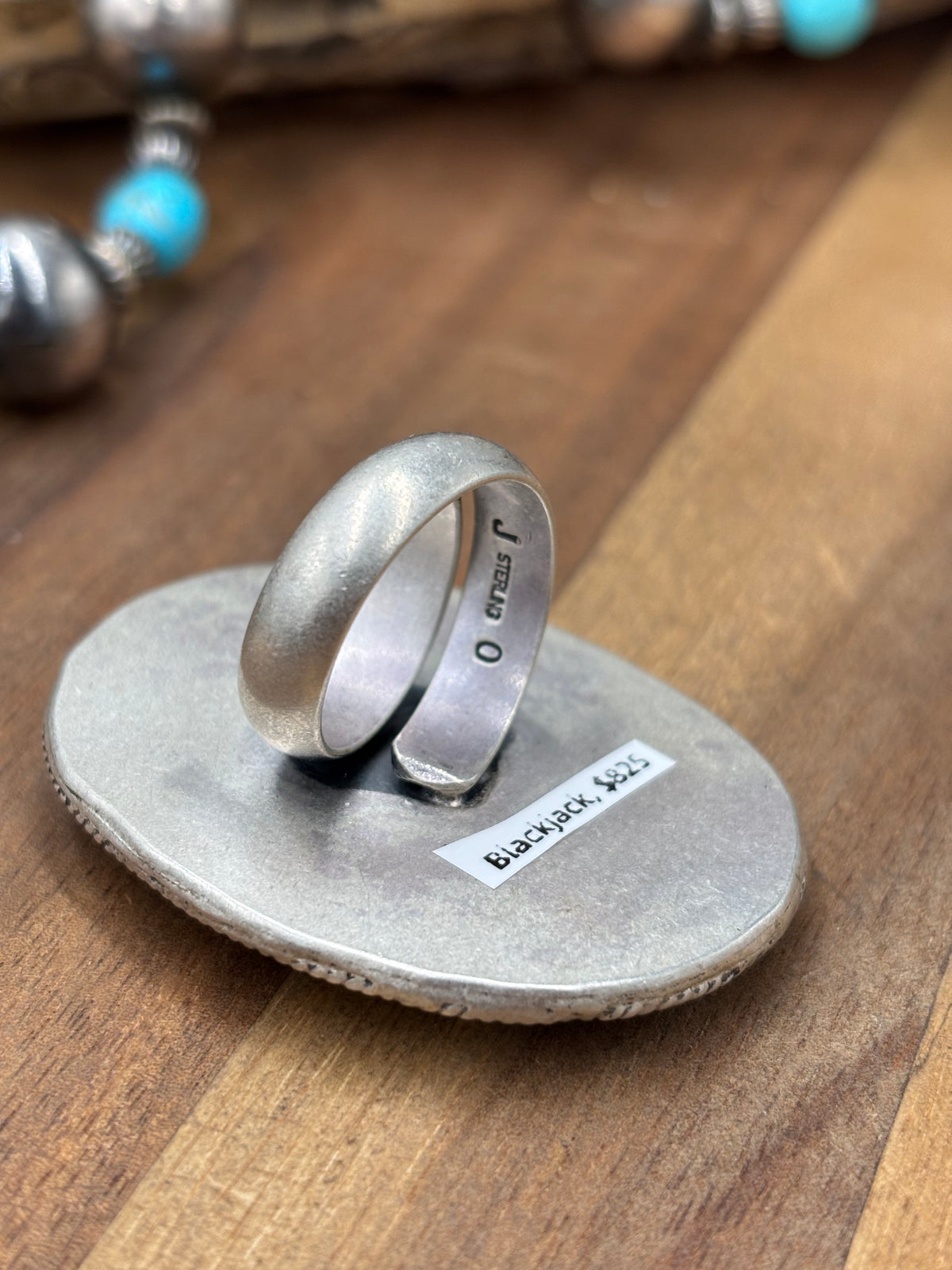Blackjack #96-6 Adjustable Ring by Jason Ogg