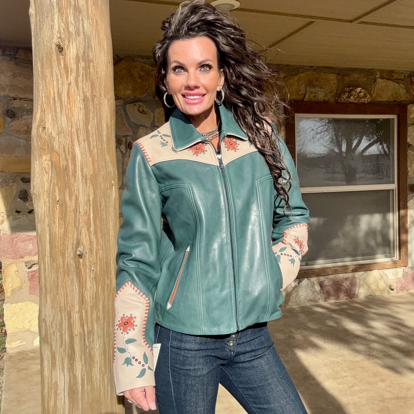 Desert Rose Leather Jacket