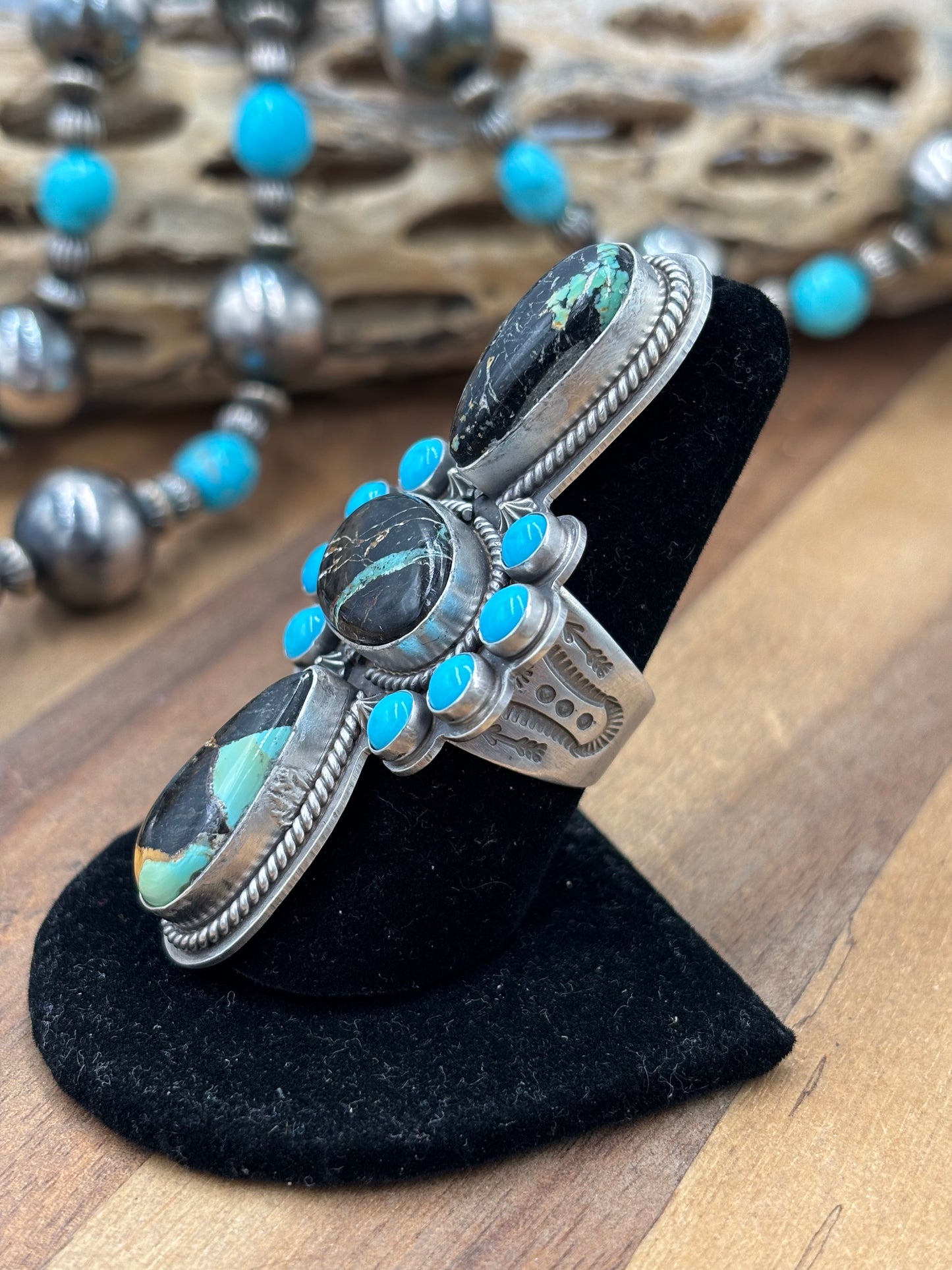 Blackjack & Sleeping Beauty #96-2 Size 8 Ring