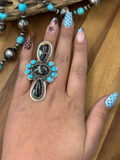 Blackjack & Sleeping Beauty #96-2 Size 8 Ring