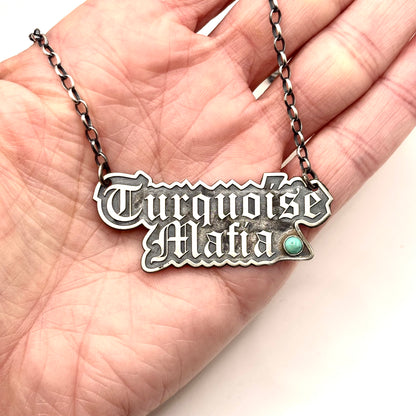 18" Turquoise Mafia Necklace