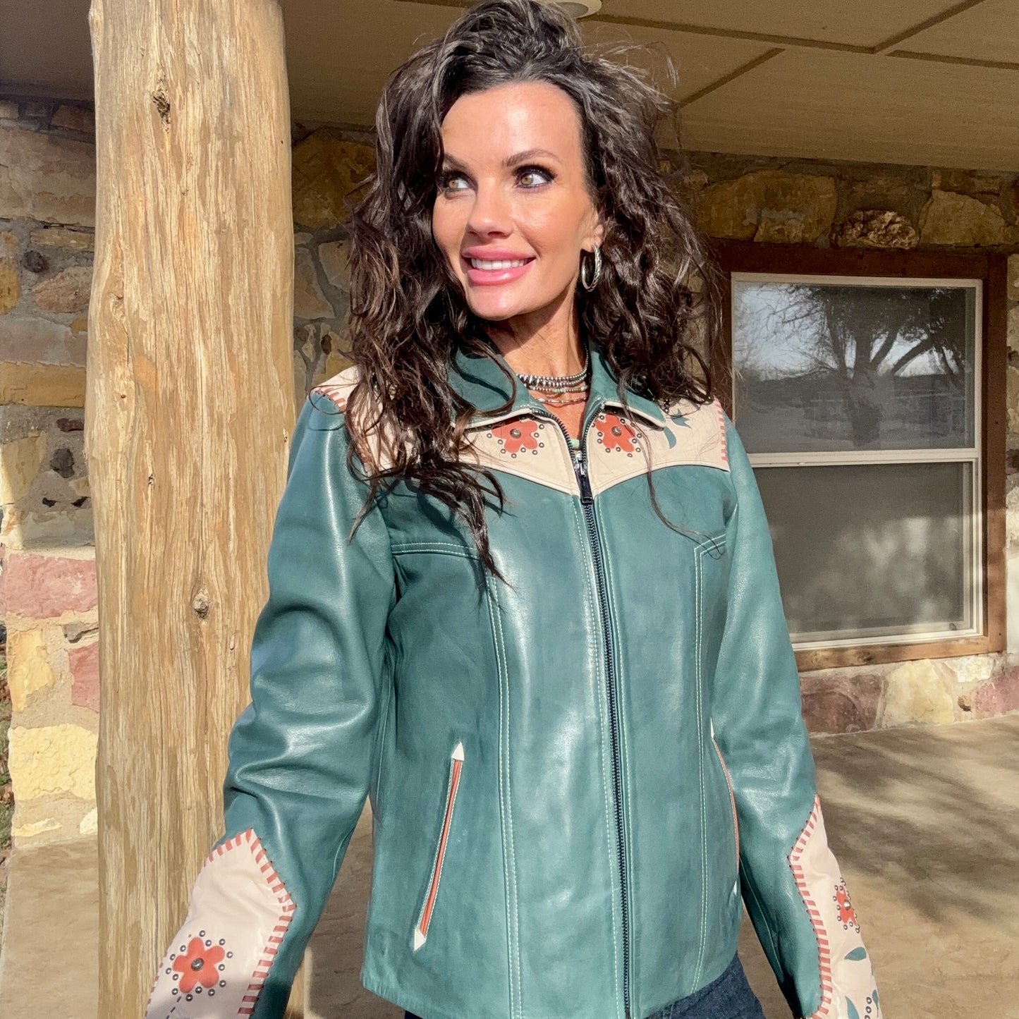 Desert Rose Leather Jacket