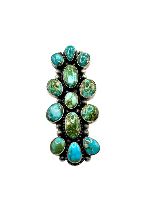Sonoran Gold Statement Ring size 8 By Travis J, Navajo
