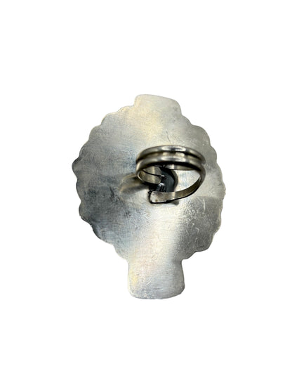 Mixed Stone Cluster Ring Adjustable by Gabriel Jurado, Mexican