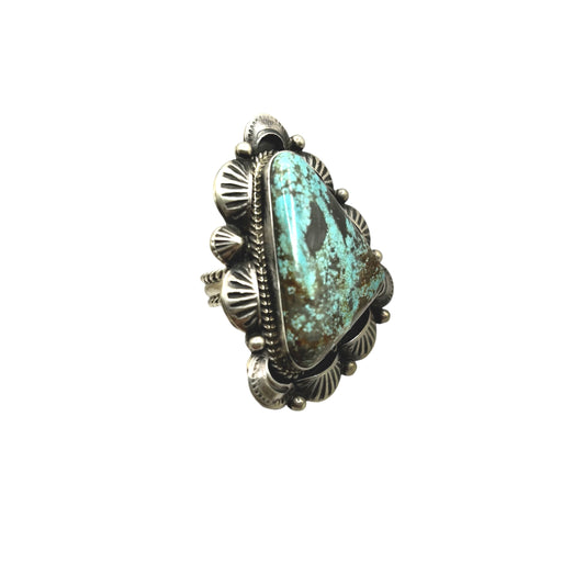 Kingman Triangle Stone Ring Adjustable