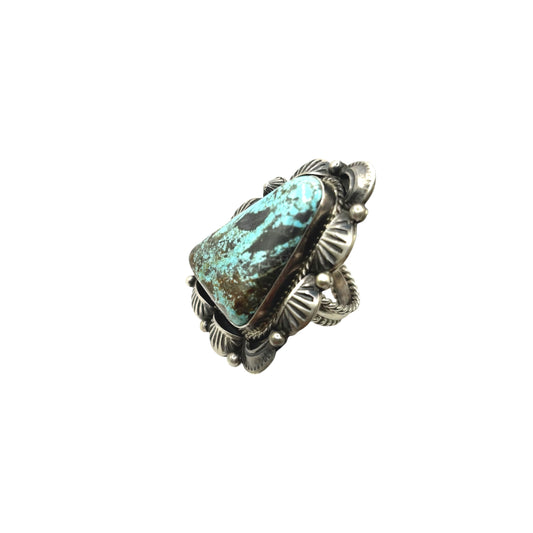 Kingman Triangle Stone Ring Adjustable