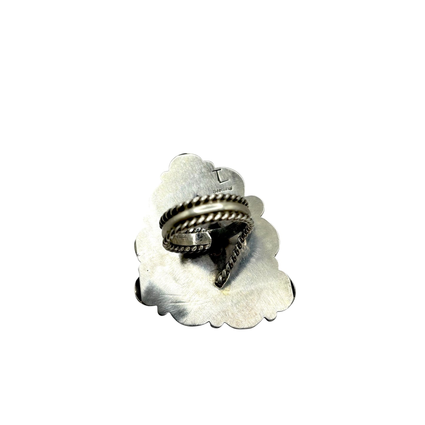 Kingman Triangle Stone Ring Adjustable