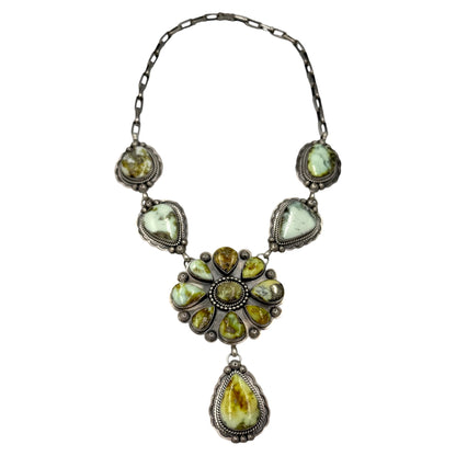Palomino Statement Cluster Necklace