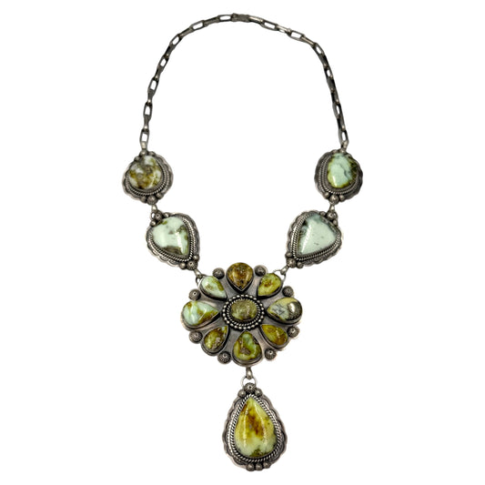 Palomino Statement Cluster Necklace