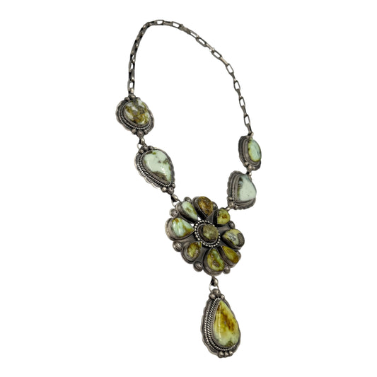 Palomino Statement Cluster Necklace