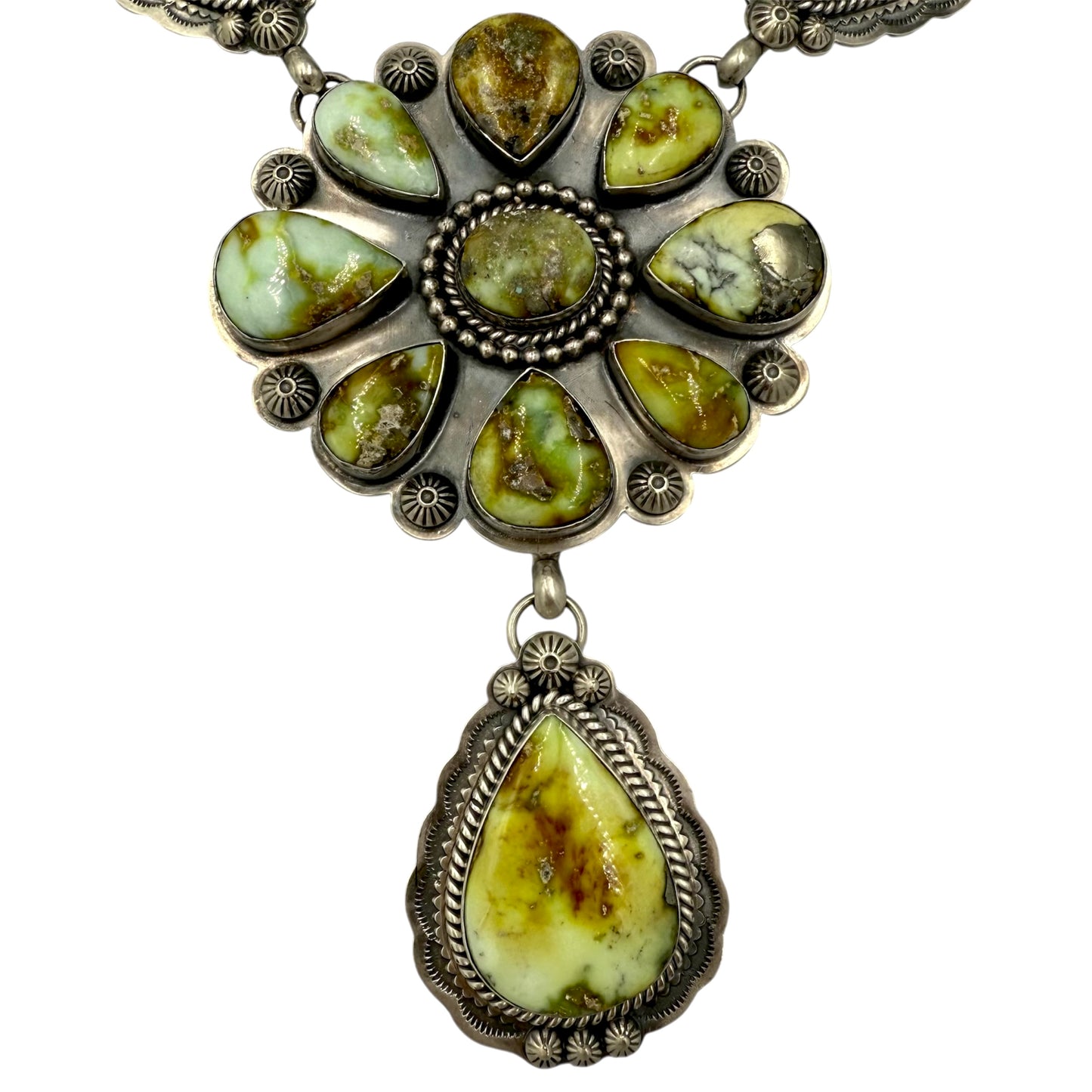 Palomino Statement Cluster Necklace