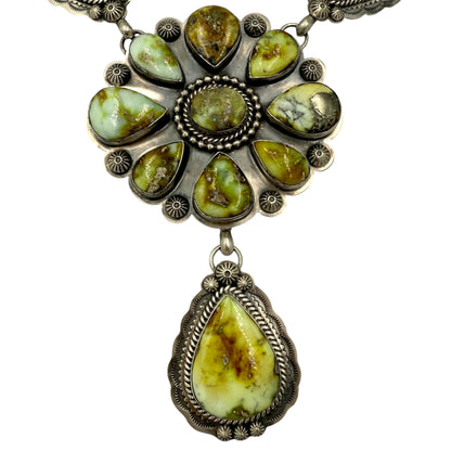 Palomino Statement Cluster Necklace