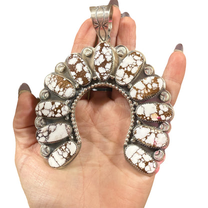 Wild Horse Naja Pendant by Mexican Artist Gabriel Jurardo