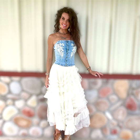 Whispering Tulle Maxi Skirt