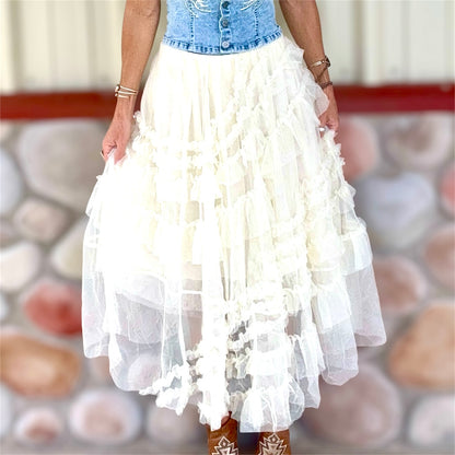 Whispering Tulle Maxi Skirt