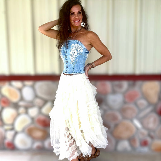 Whispering Tulle Maxi Skirt
