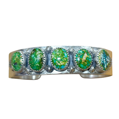 5 Stone Sonoran Gold Cuff