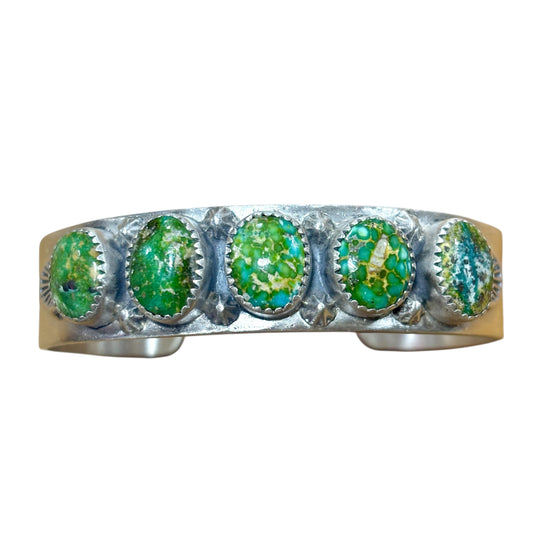 5 Stone Sonoran Gold Cuff