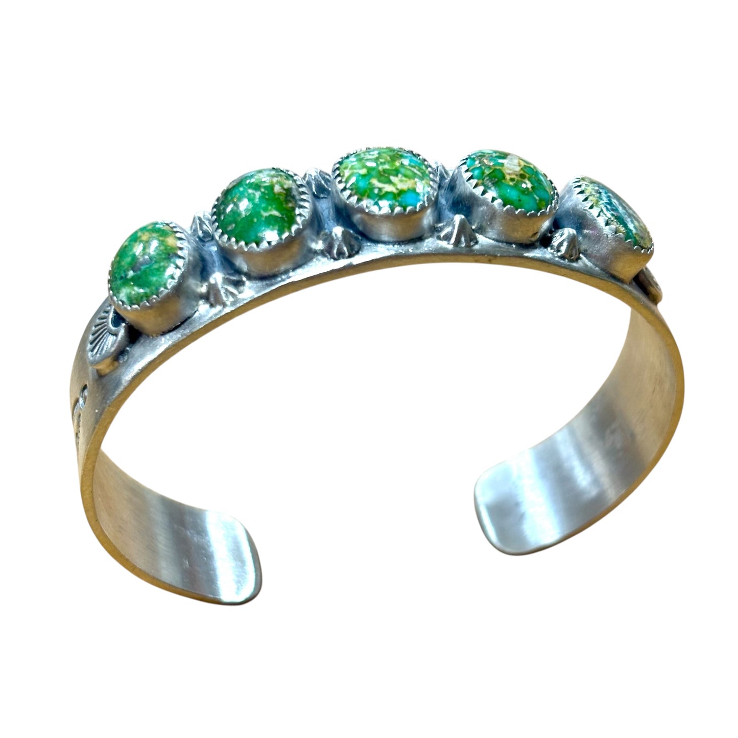 5 Stone Sonoran Gold Cuff
