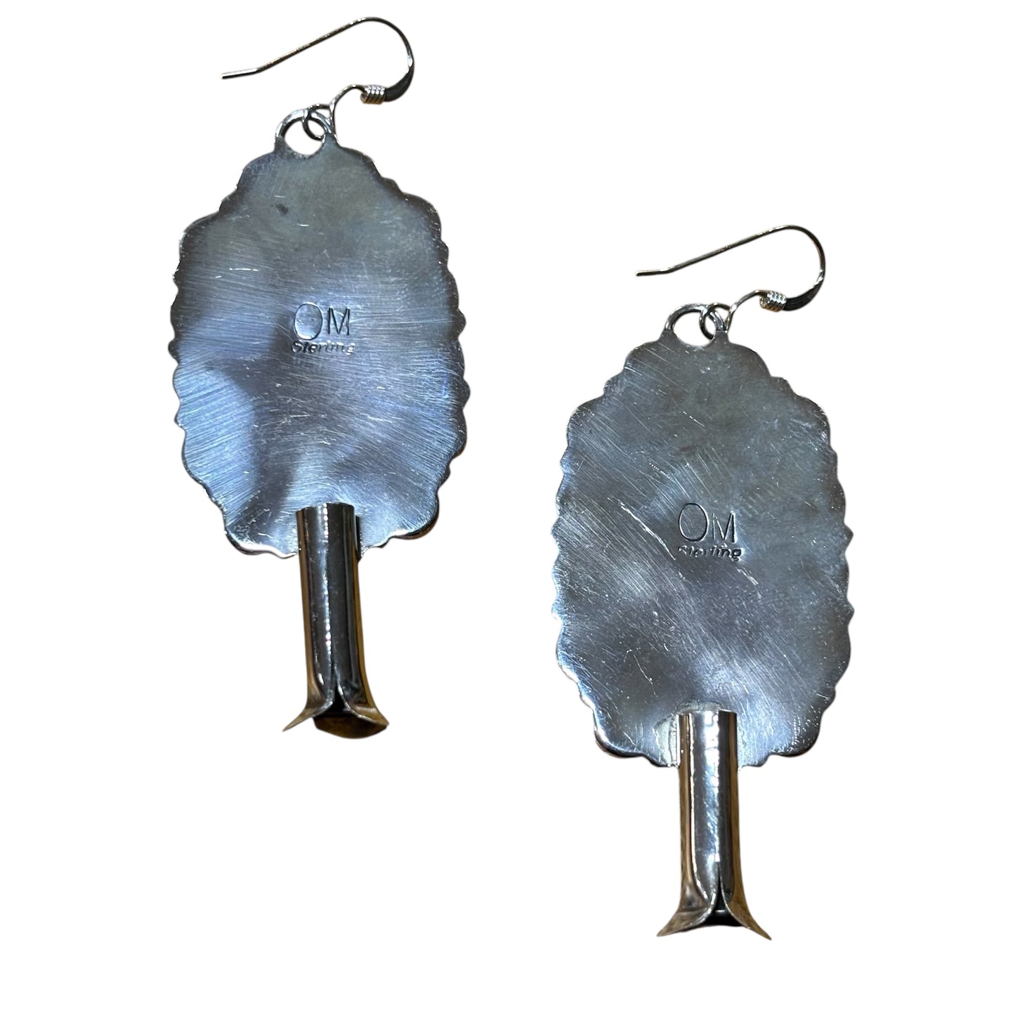 Kingman Turquoise Cluster Earrings