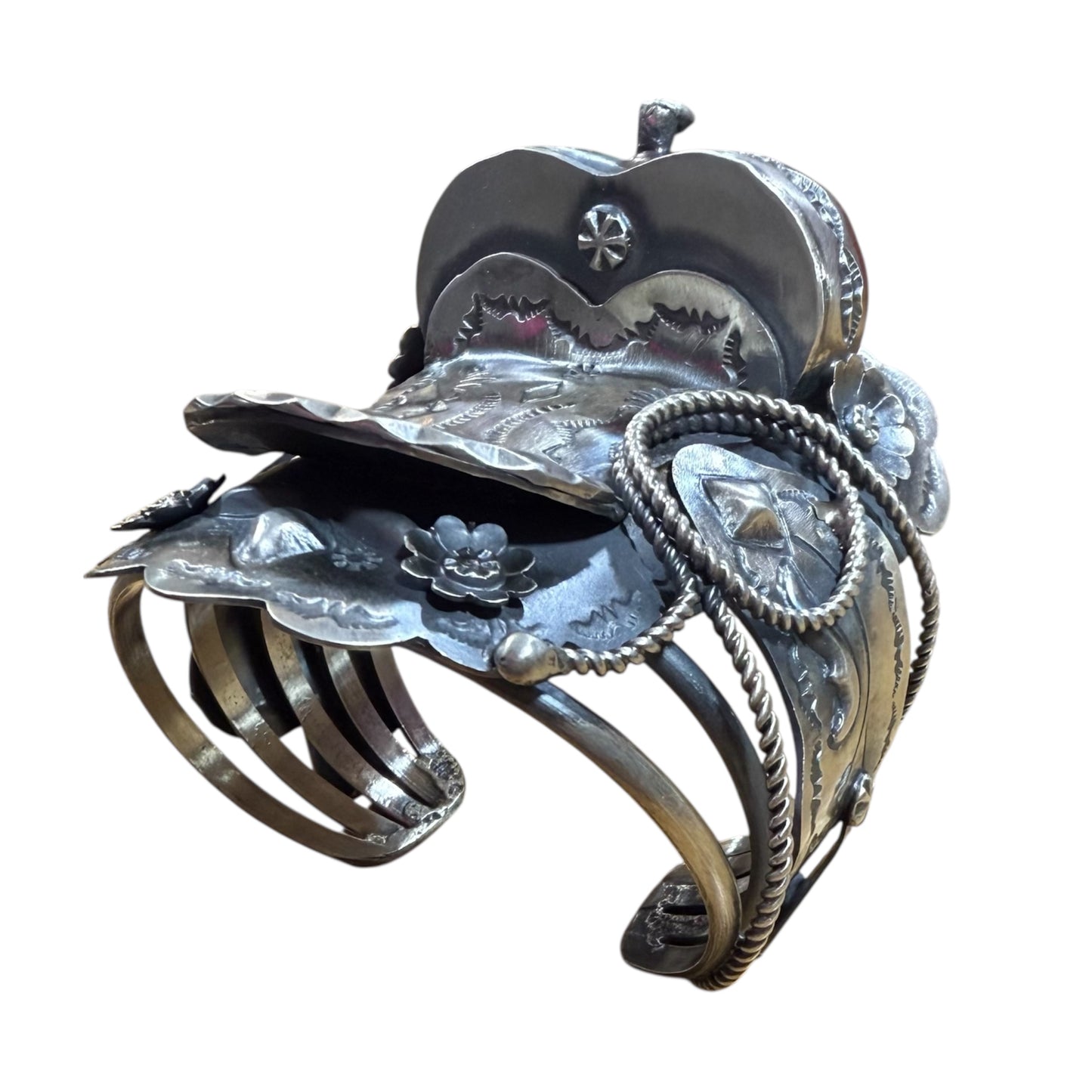 Saddle Cuff by Timothy Yazzie, Navajo
