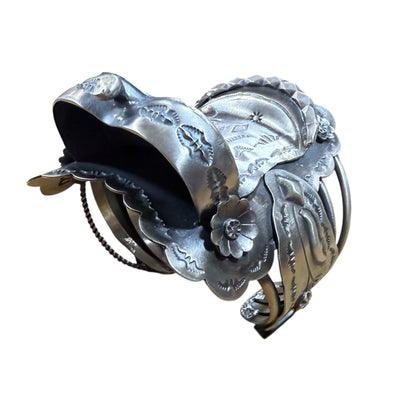 Saddle Cuff by Timothy Yazzie, Navajo