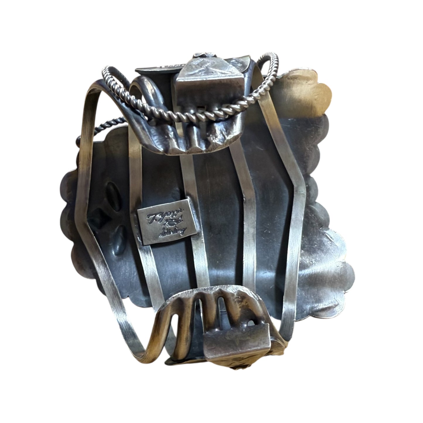 Saddle Cuff by Timothy Yazzie, Navajo