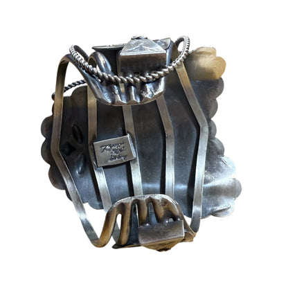 Saddle Cuff by Timothy Yazzie, Navajo