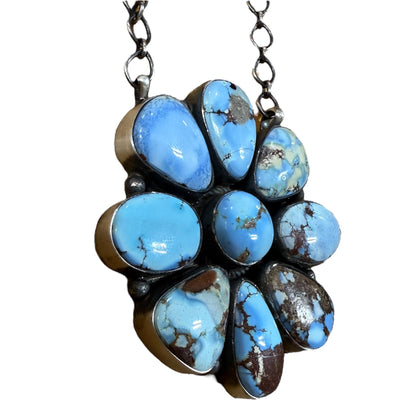 Golden Hills Cluster Necklace by Antionette Martinez