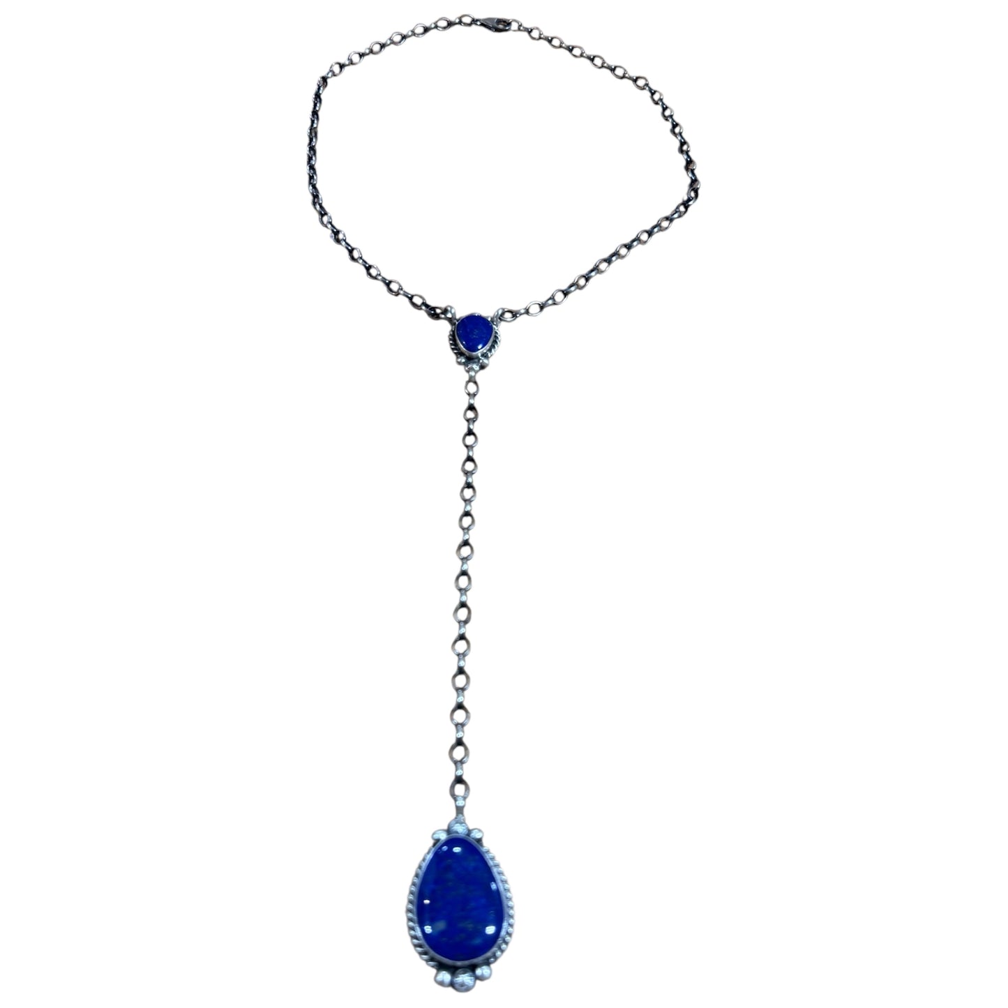 Lapis Lariat Necklace by Augustine Largo