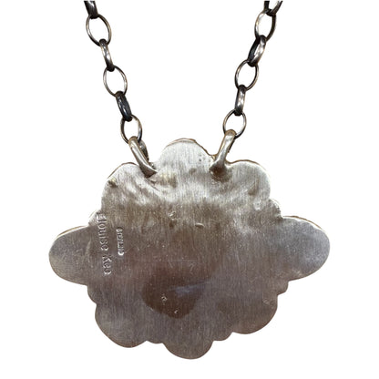 Turquoise Cluster Necklace by Elouise Kee