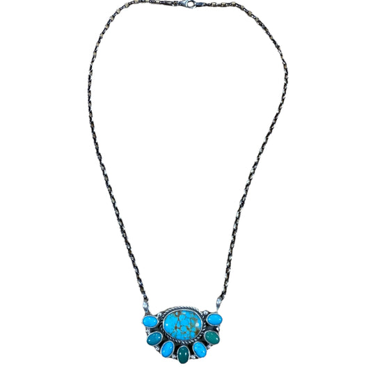 Mixed Mines Turquoise Necklace by Gerildine James