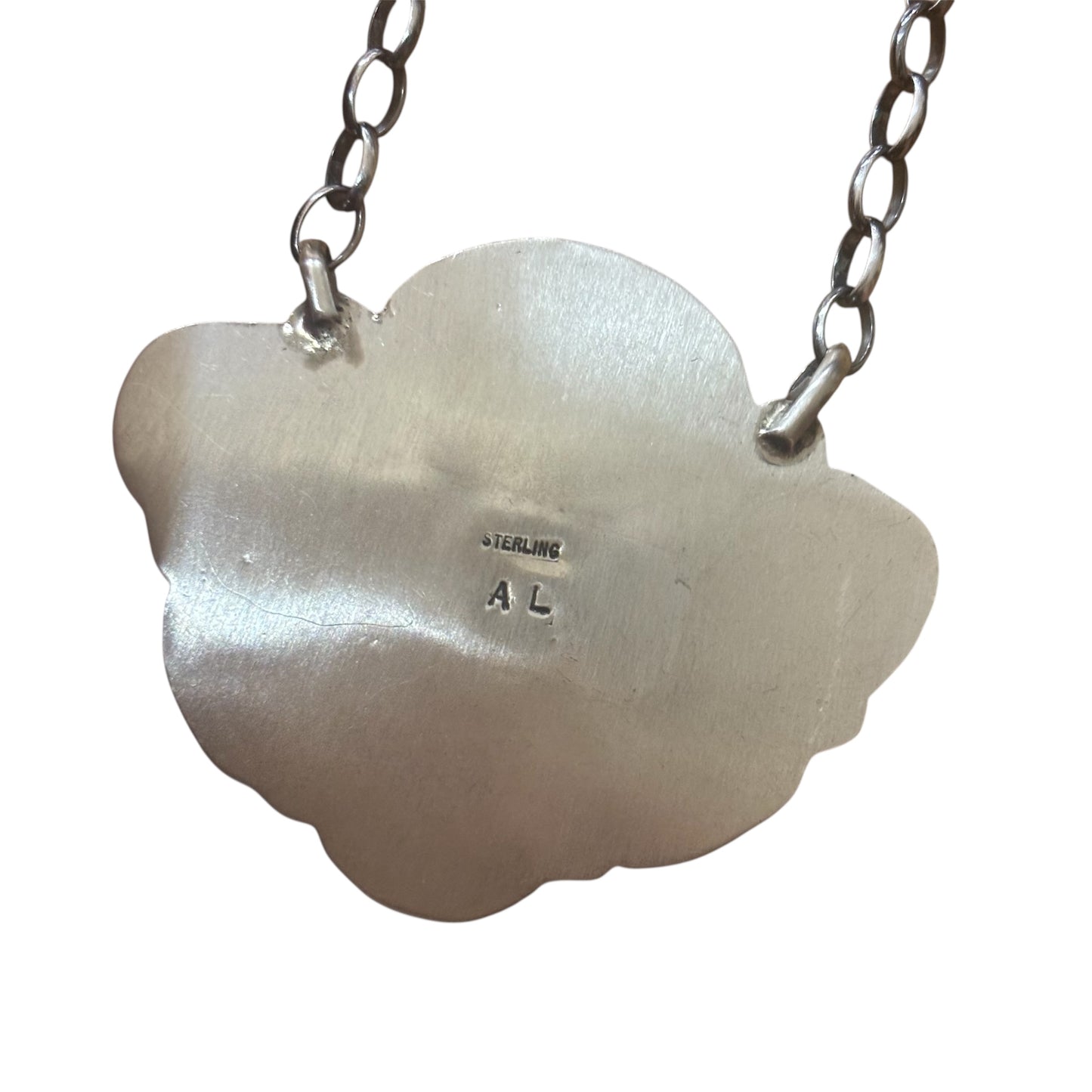 Orange Spiny Oyster Cluster Necklace