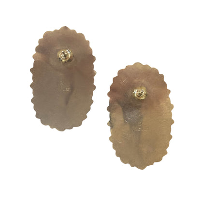 Mixed Block Stone Squash Blossom Necklace Set