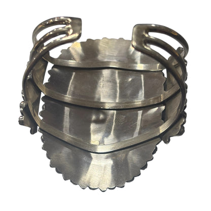 Mixed Block Stone Squash Blossom Necklace Set