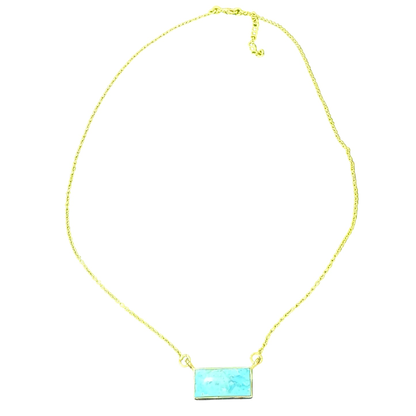 16" 14k Gold Plated SS Bar Necklace