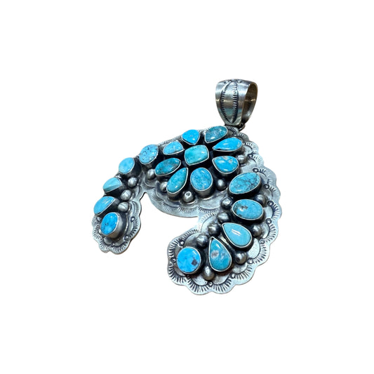 Turquoise Cluster Pendant
