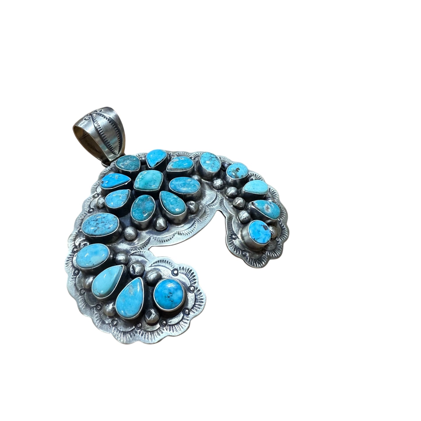 Turquoise Cluster Pendant