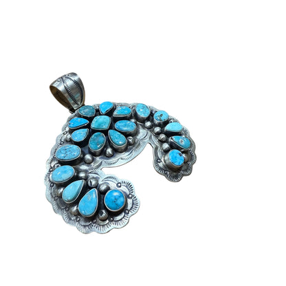 Turquoise Cluster Pendant
