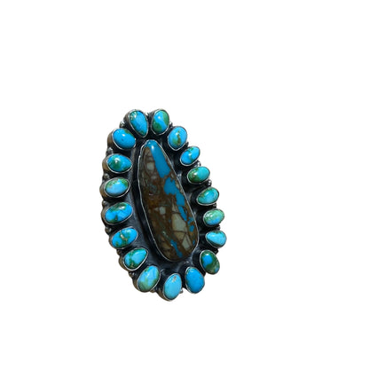 Ribbon Royston and Sonoran Gold Statement Ring